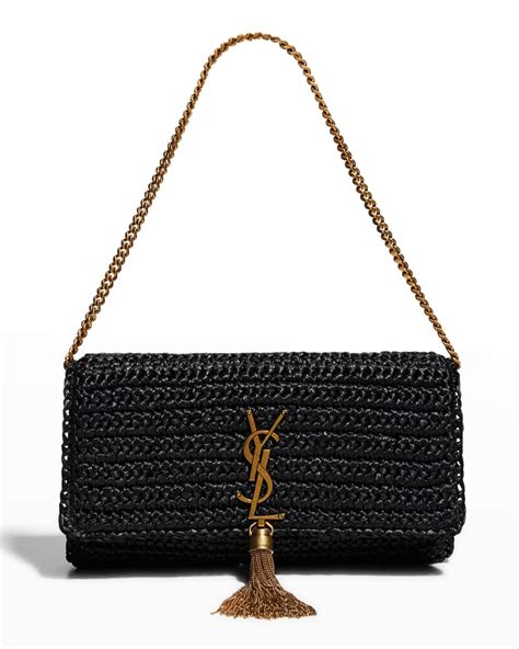 ysl kate 99 with tassel in raffia|Saint Laurent.